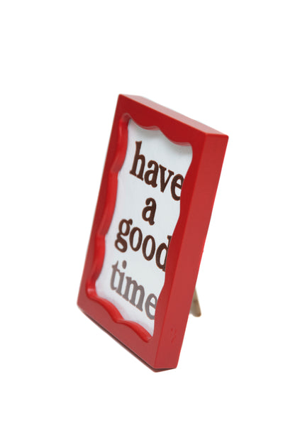 YAJIRUSHI POST CARD FRAME RED