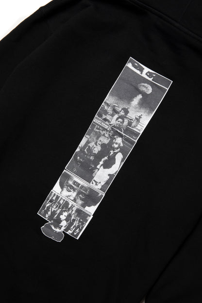 2025 DILL COLLAGE ZIP HOODIE BLACK