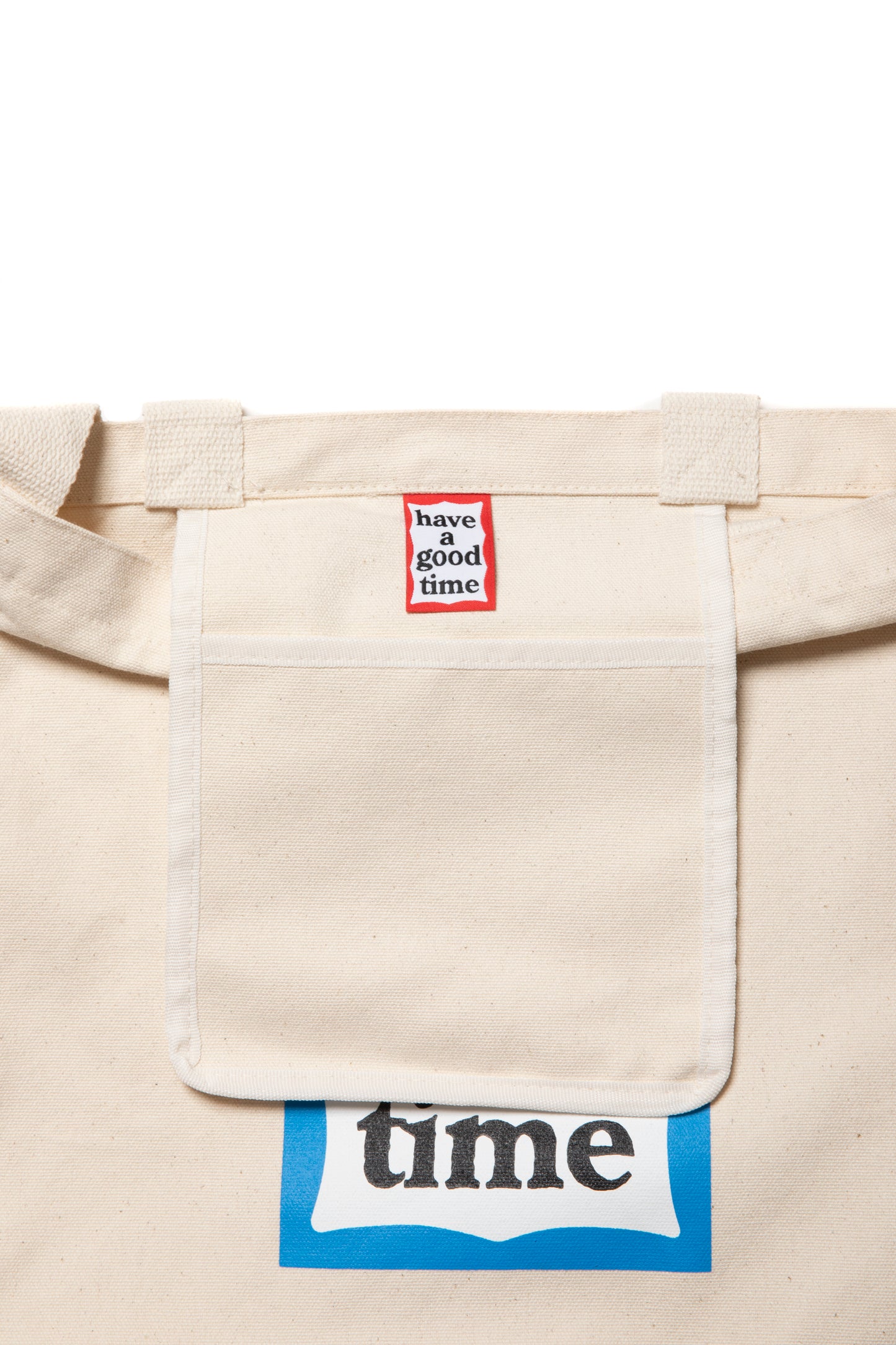 BLUE FRAME CANVAS 2WAY TOTE NATURAL O/S