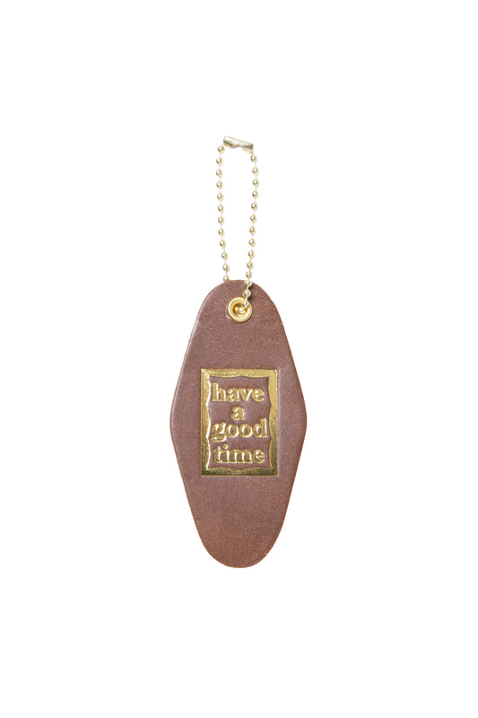 BUTCHER x have a good time MOTEL KEYHOLDER LIGHT BROWN