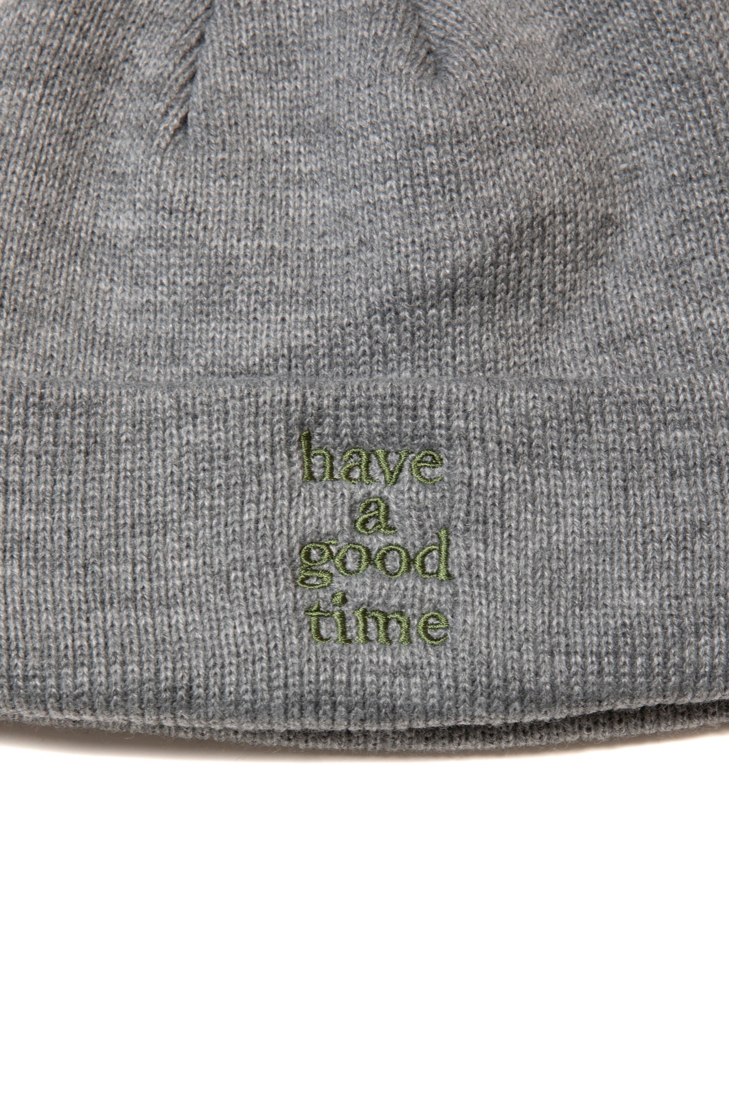 LOGO BEANIE HEATHER GRAY