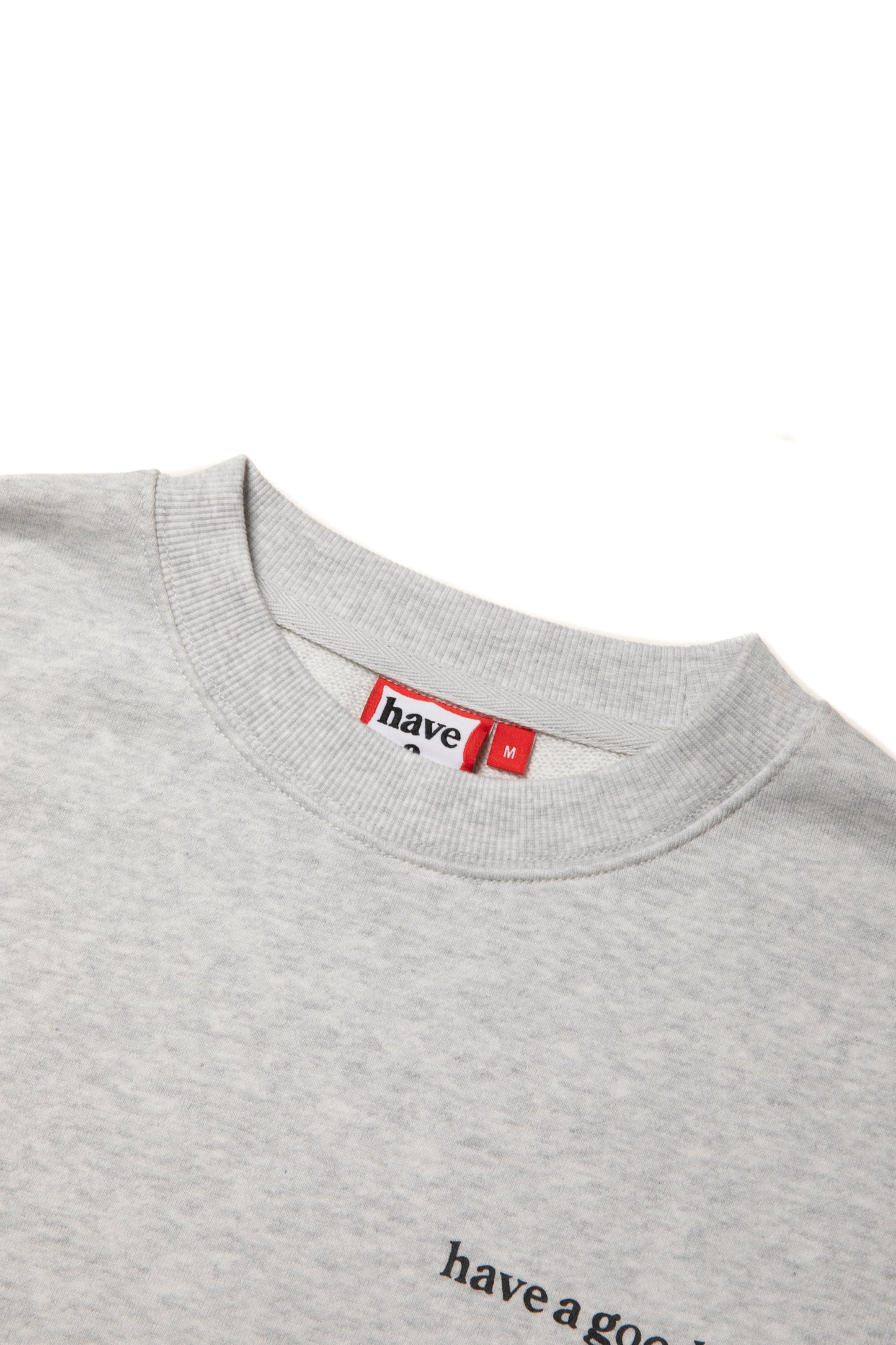 POPPY LOGO CREWNECK CO ASH GRAY
