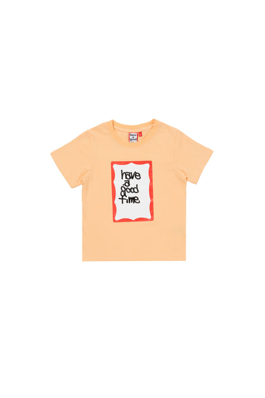 HANDSTYLE FRAME STICKER KIDS S/S TEE ORANGE