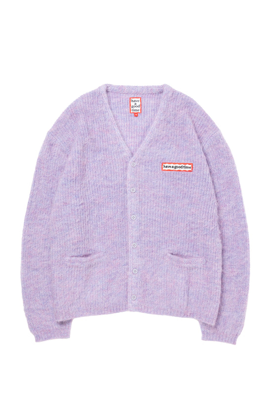 SIDE FRAME CARDIGAN PURPPLE