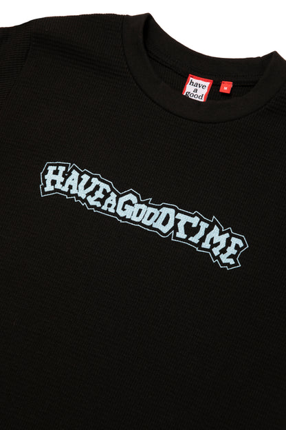 HOMIES SIDE LOGO THERMAL L/S TEE BLACK