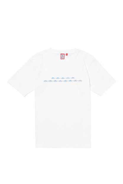 DRUM & BASS LOGO S/S TEE WHITE