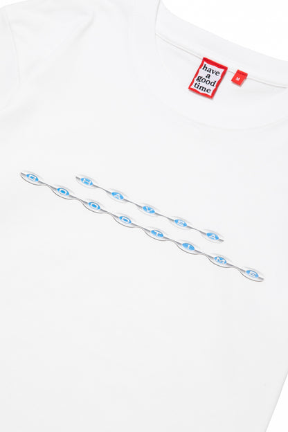 DRUM & BASS LOGO S/S TEE WHITE
