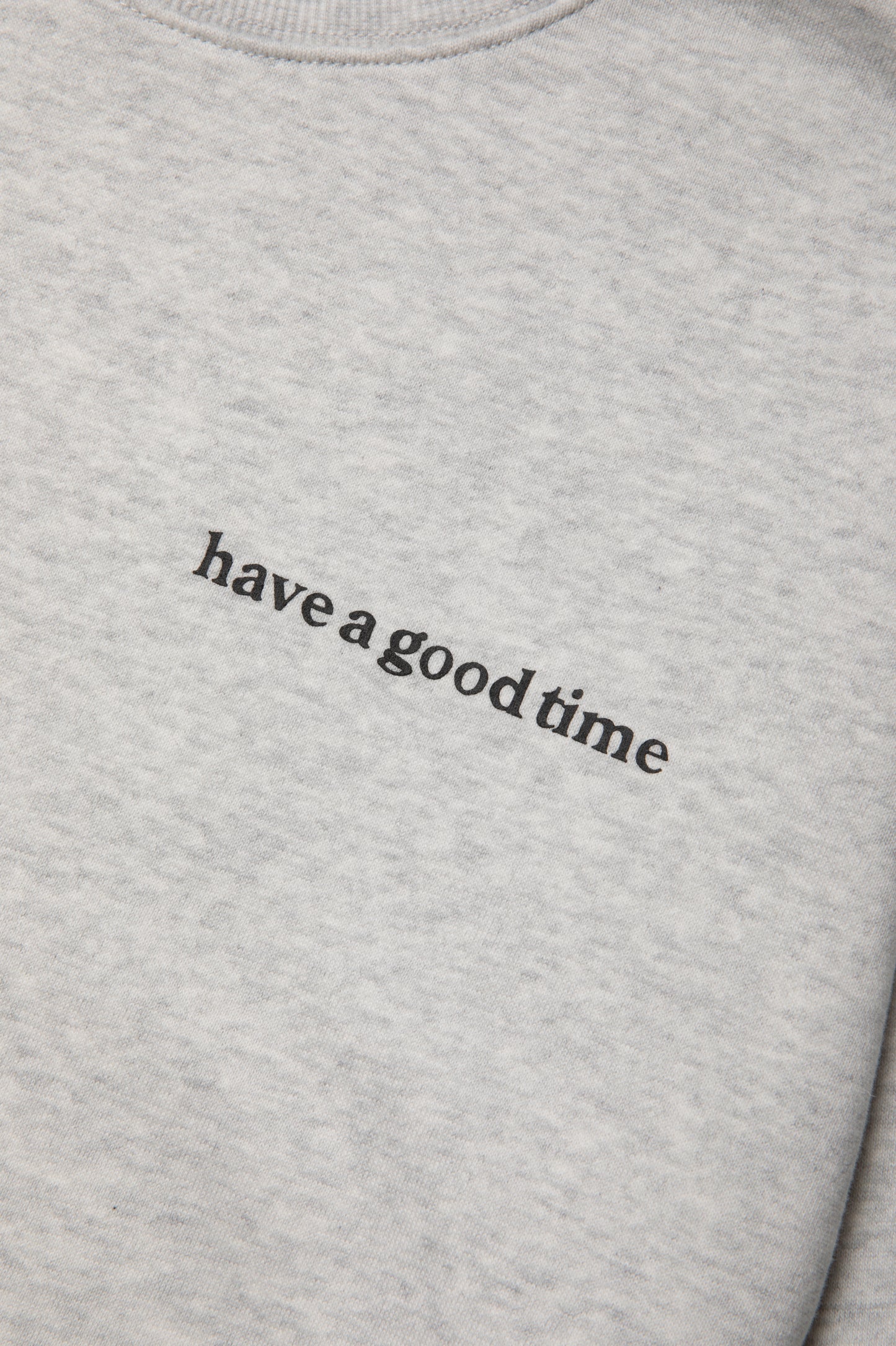 POPPY LOGO CREWNECK CO ASH GRAY