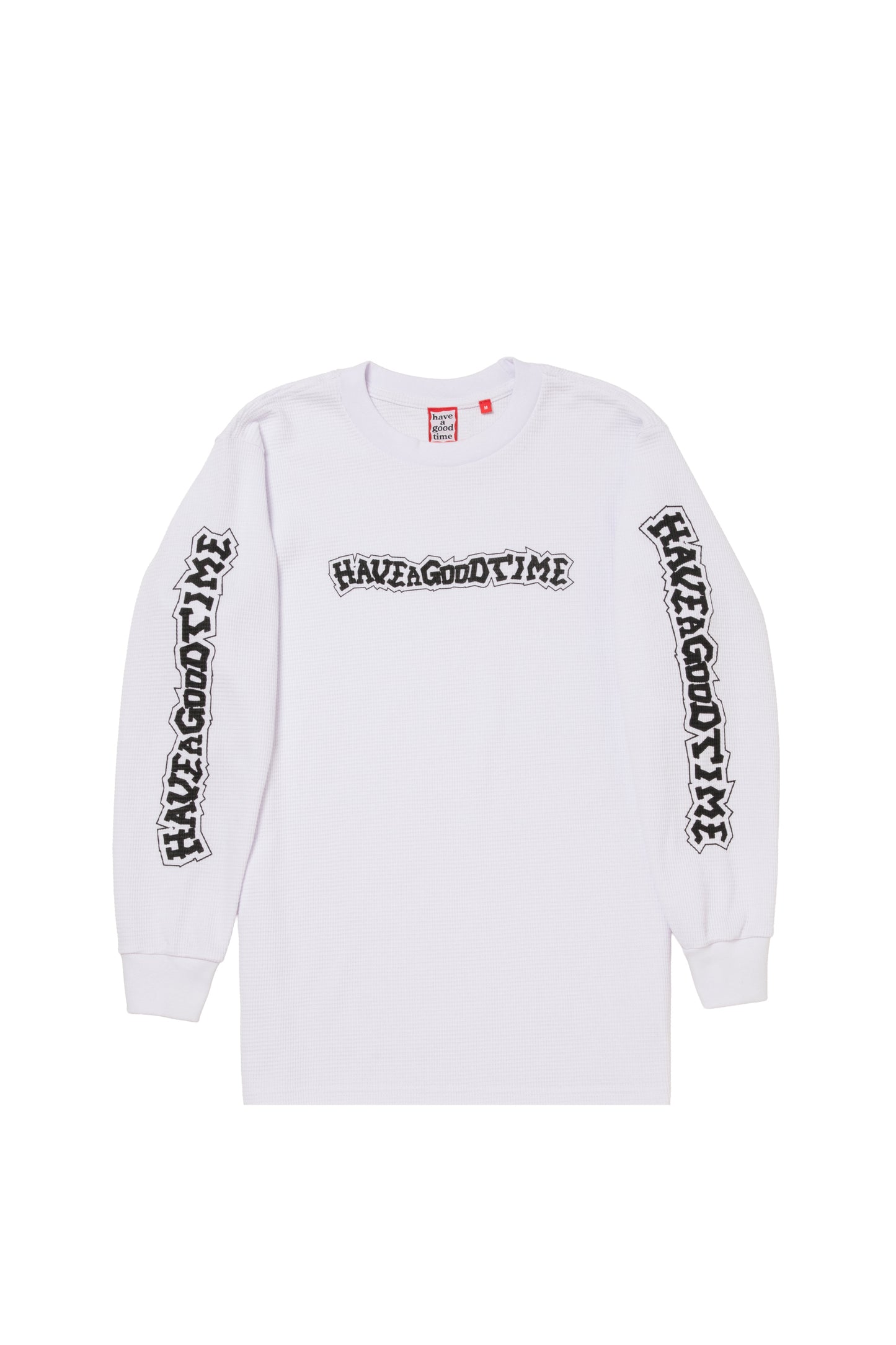 HOMIES SIDE LOGO THERMAL L/S TEE WHITE