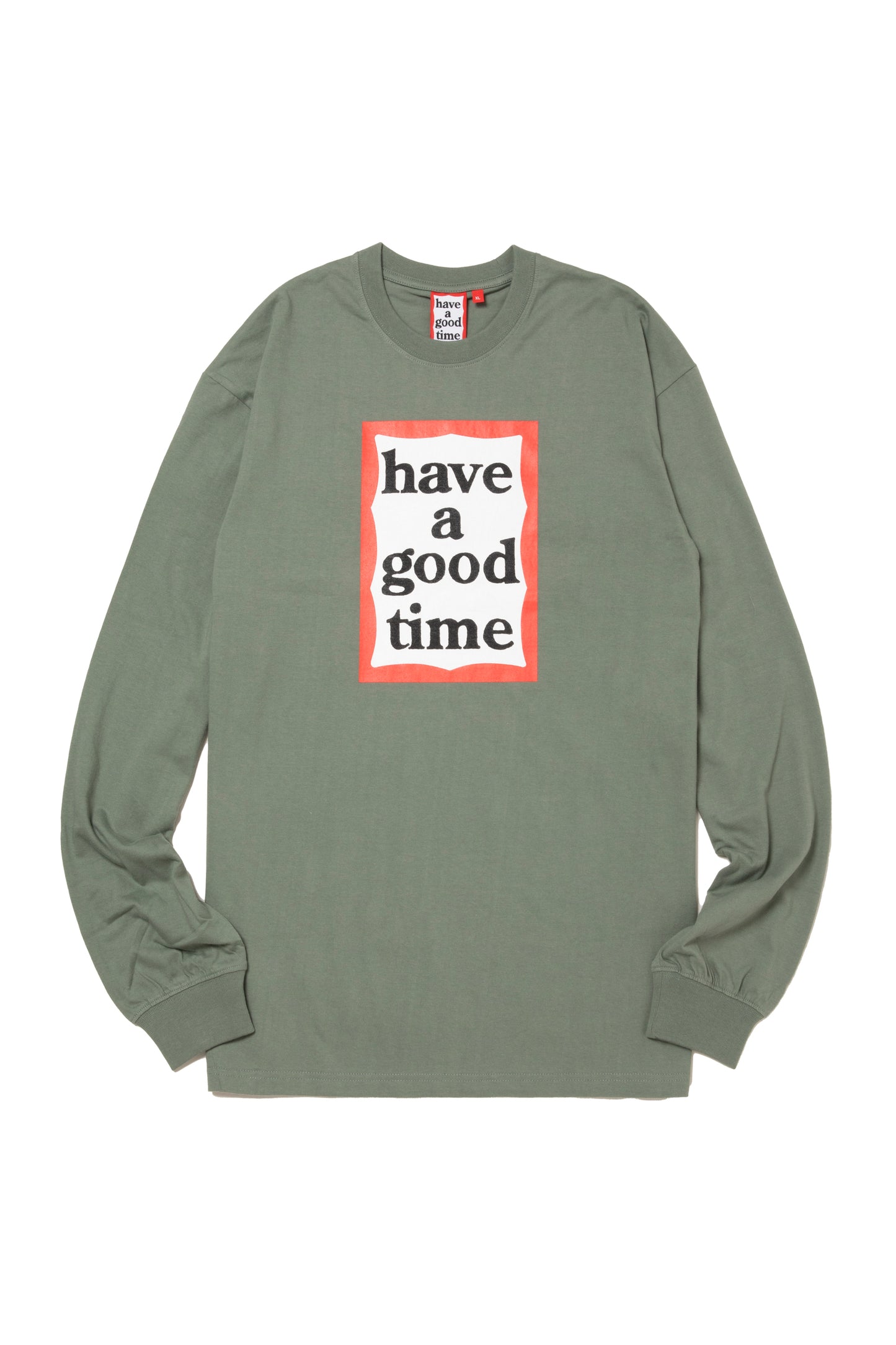 FRAME L/S TEE GRASS GREEN