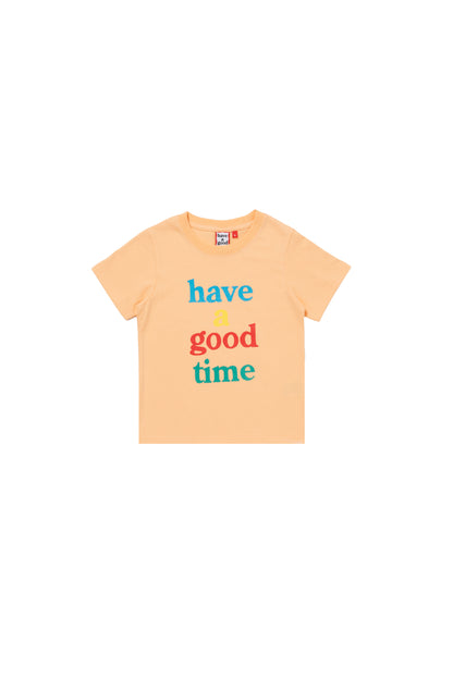 KIDS LOGO S/S TEE ORANGE