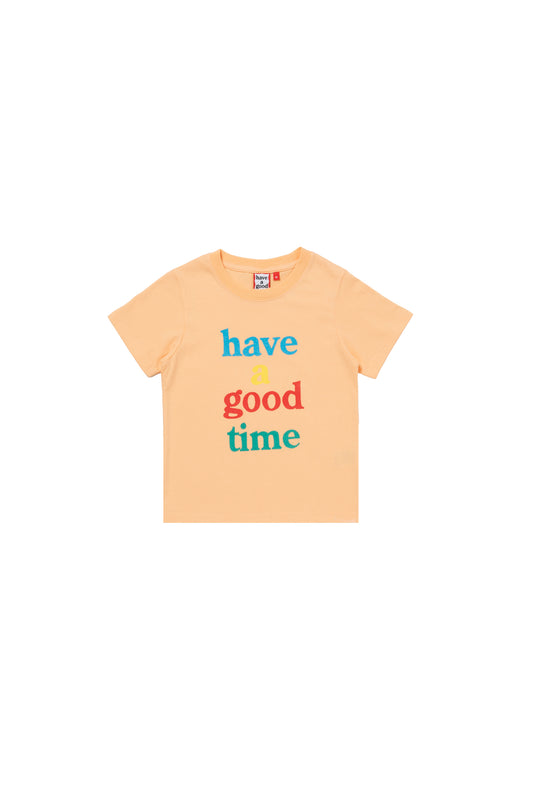 KIDS LOGO S/S TEE ORANGE