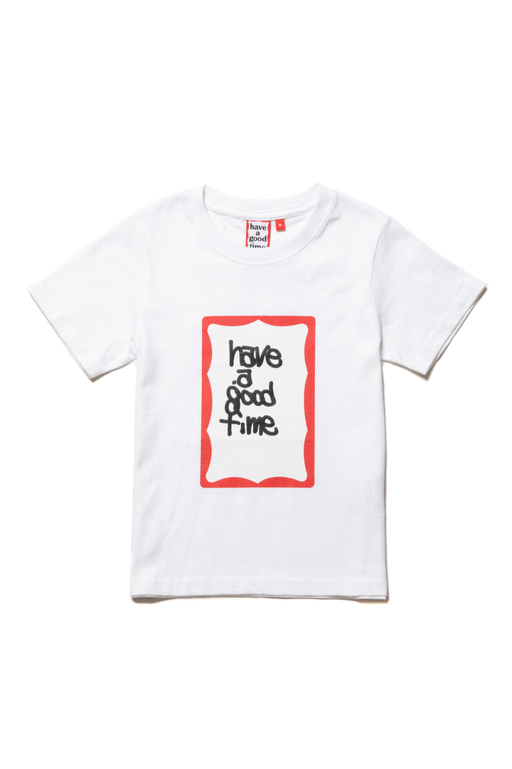 have a good time FRAME S/S TEE WHITE