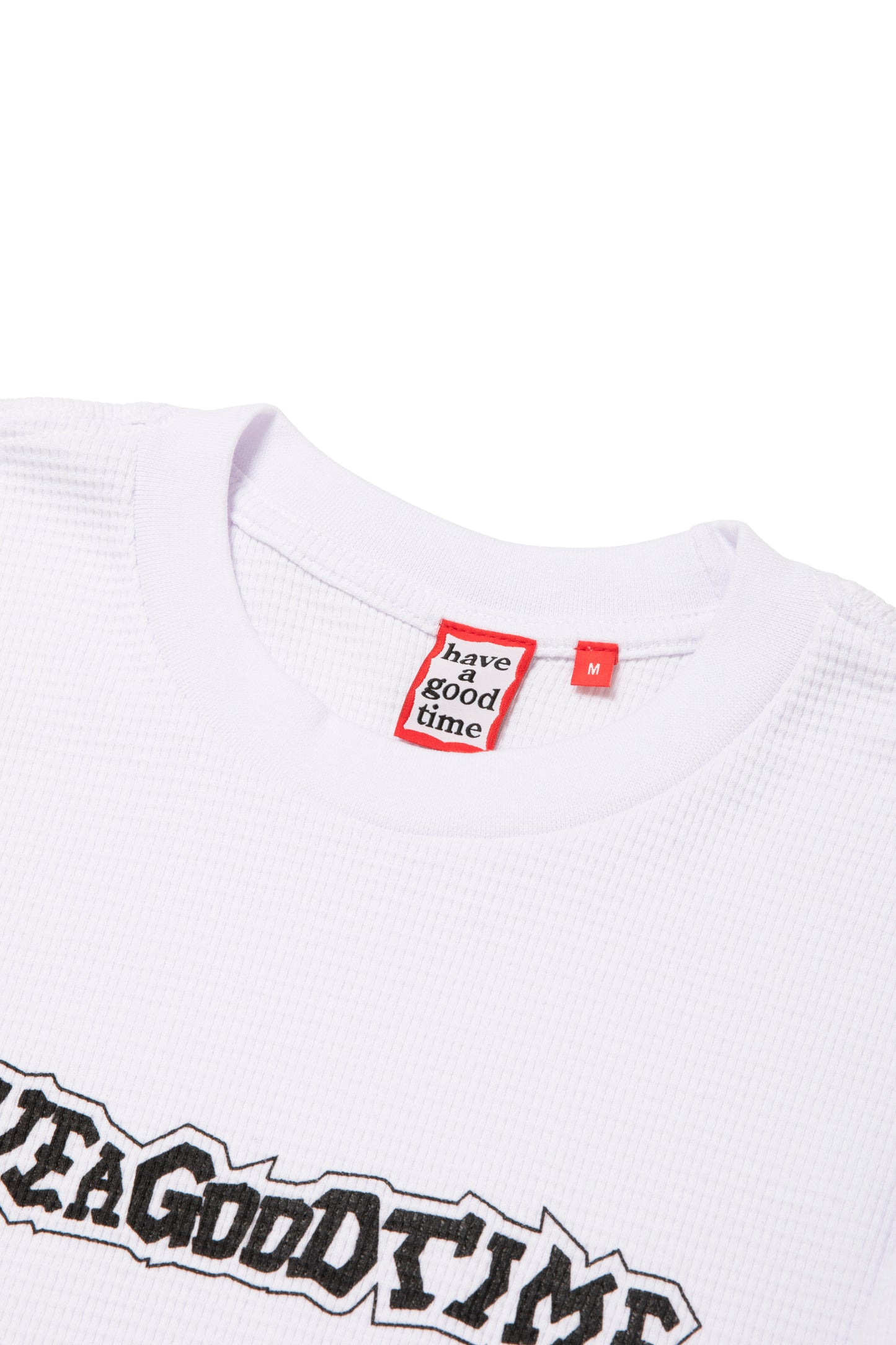 HOMIES SIDE LOGO THERMAL L/S TEE WHITE