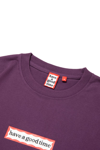 SIDE FRAME S/S TEE DEEP PURPPLE