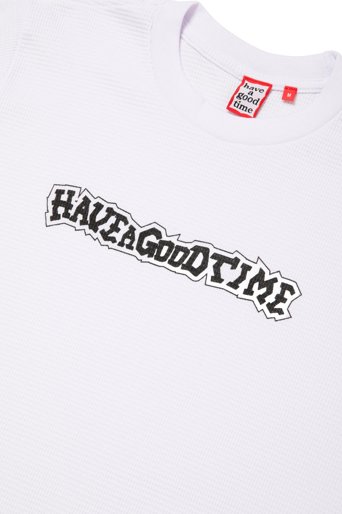 HOMIES SIDE LOGO THERMAL L/S TEE WHITE