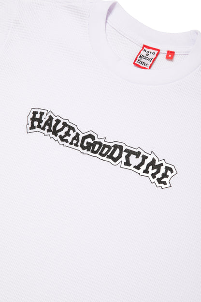 HOMIES SIDE LOGO THERMAL L/S TEE WHITE
