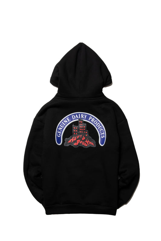 GENUINE DAIRY PRODUCTS CITY BOA HOODIE FL BLACK
