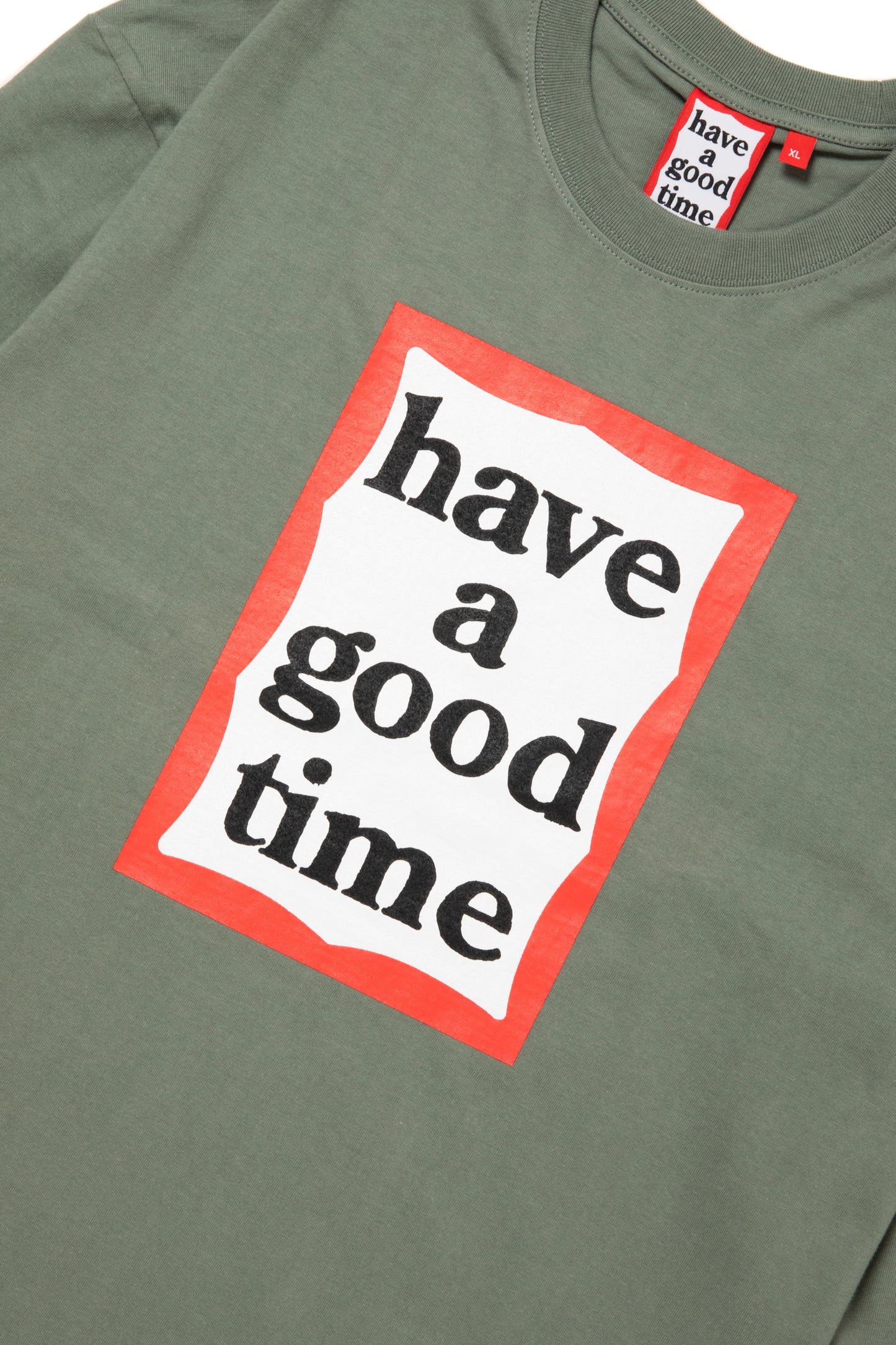 FRAME L/S TEE GRASS GREEN