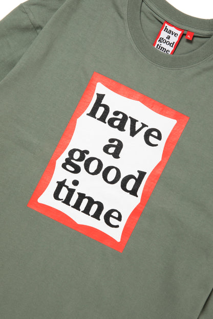 FRAME L/S TEE GRASS GREEN