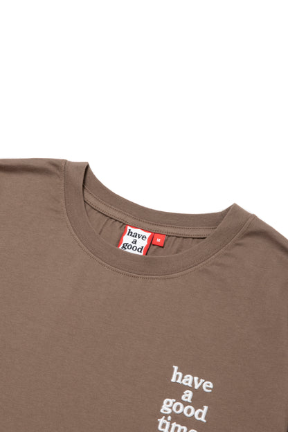 MINI LOGO EMB S/S TEE HAZEL BROWN
