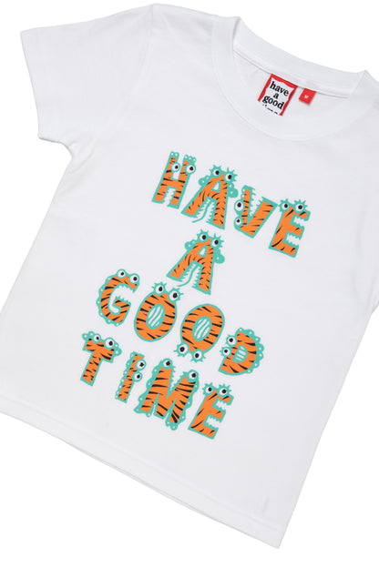 ANIMAL LOGO S/S TEE WHITE