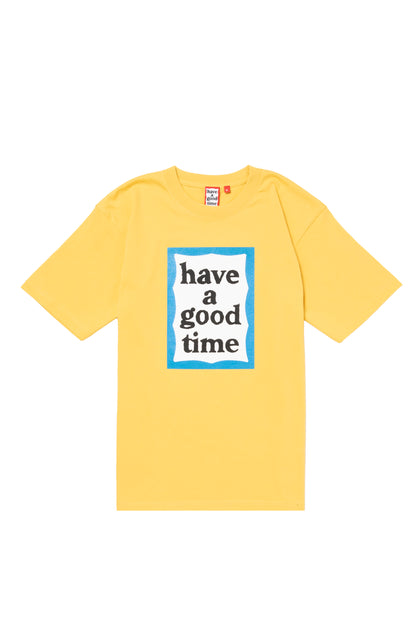BLUE FRAME S/S TEE LEMON