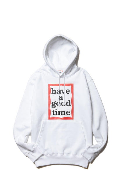 FRAME PULLOVER HOODIE FL WHITE