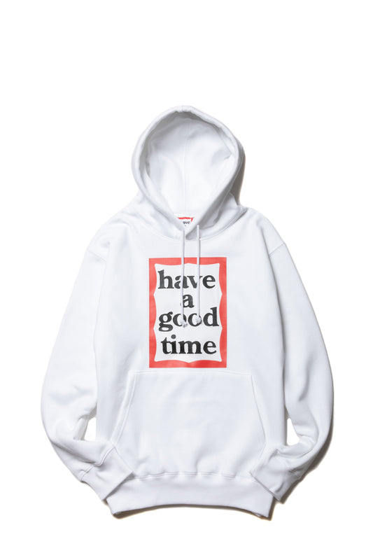 FRAME PULLOVER HOODIE FL WHITE