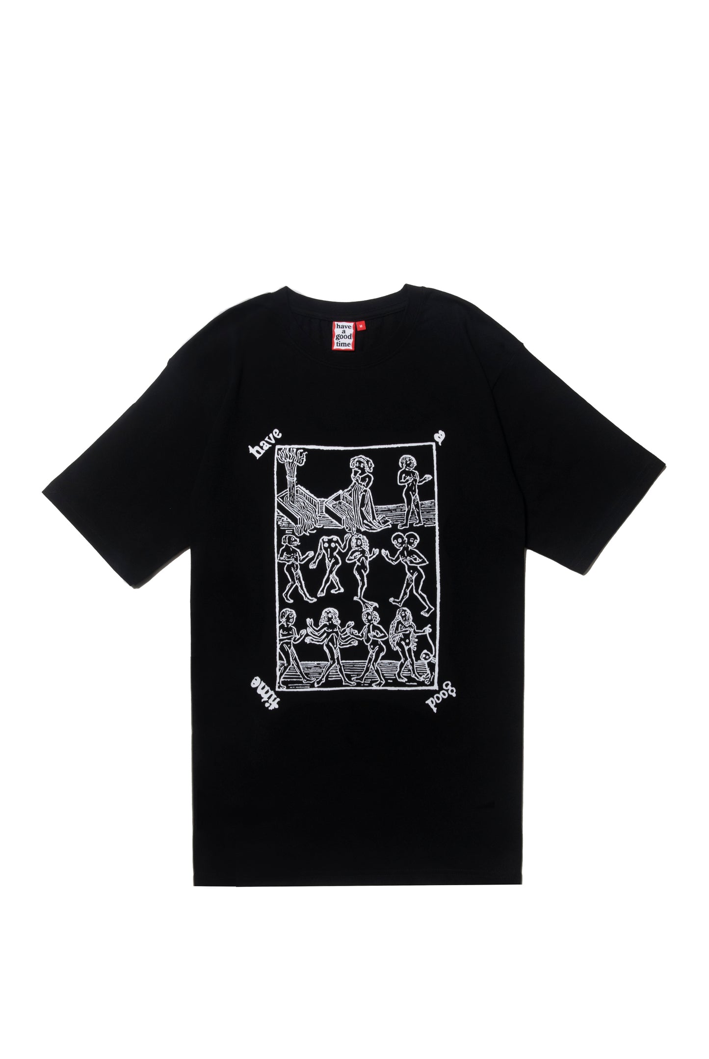 MEDIEVAL MONSTER LOGO S/S TEE BLACK