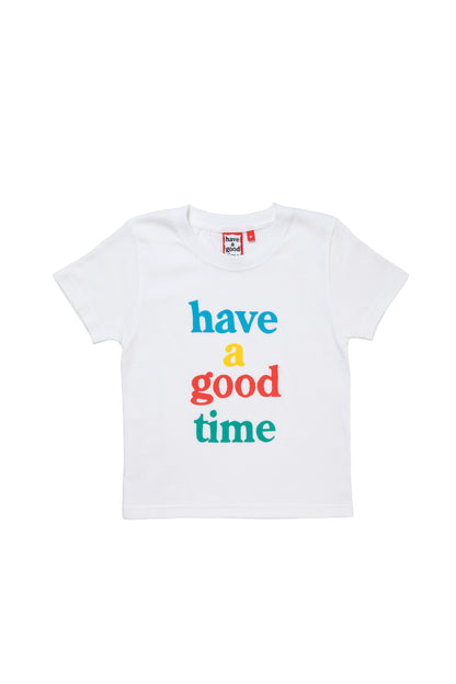 KIDS LOGO S/S TEE WHITE