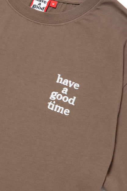 MINI LOGO EMB S/S TEE HAZEL BROWN