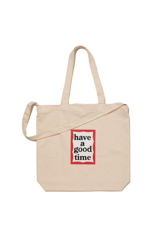 FRAME CANVAS 3WAY TOTE NATURAL