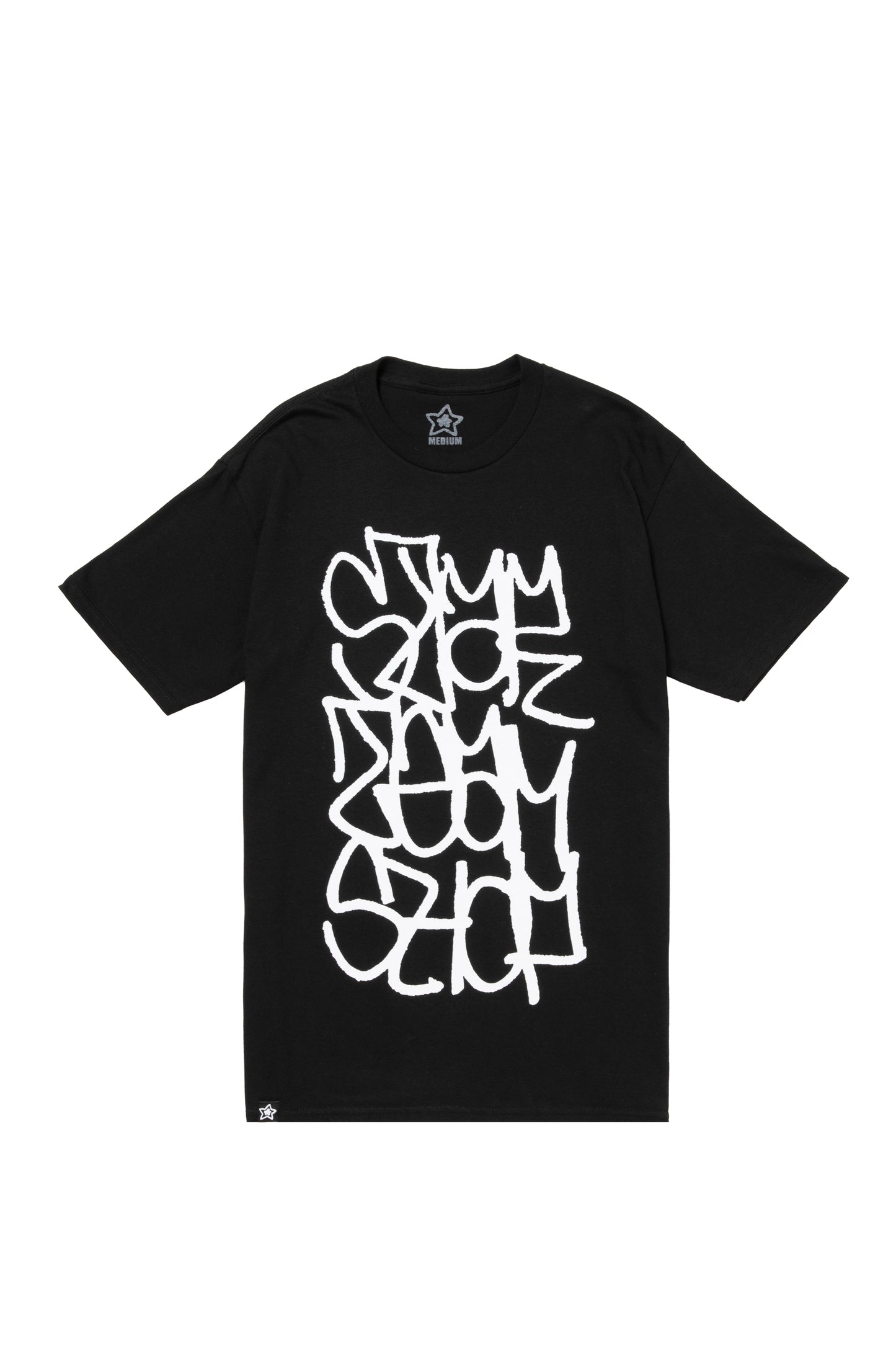 STAR TEAM SHOP TAG SHIRT BLACK