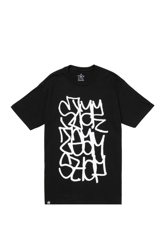 STAR TEAM SHOP TAG SHIRT BLACK