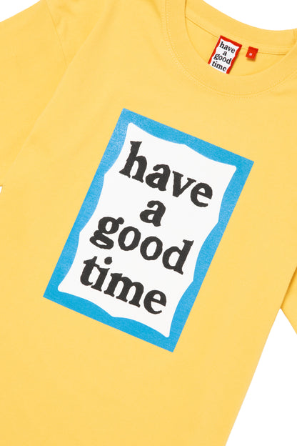 BLUE FRAME S/S TEE LEMON