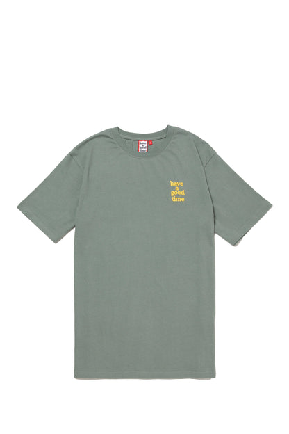 MINI LOGO EMB S/S TEE SAND GREEN