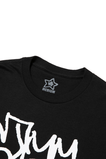 STAR TEAM SHOP TAG SHIRT BLACK