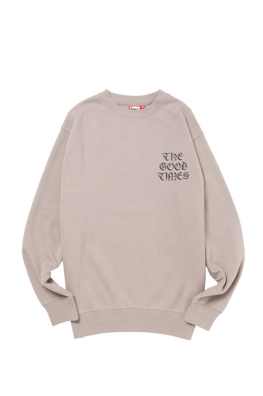 FATE CREWNECK FL GREIGE