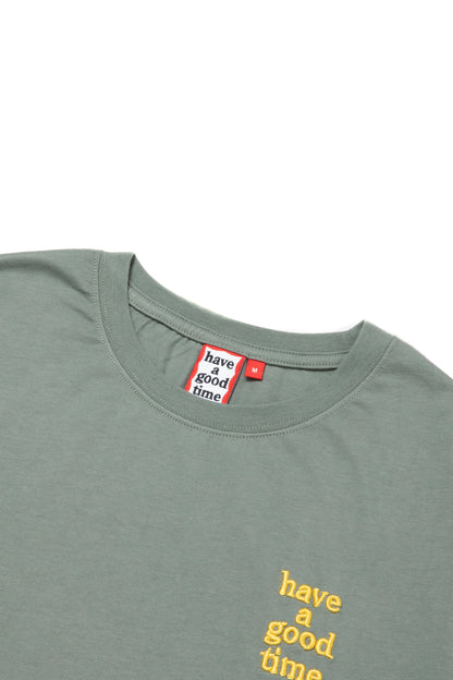 MINI LOGO EMB S/S TEE SAND GREEN