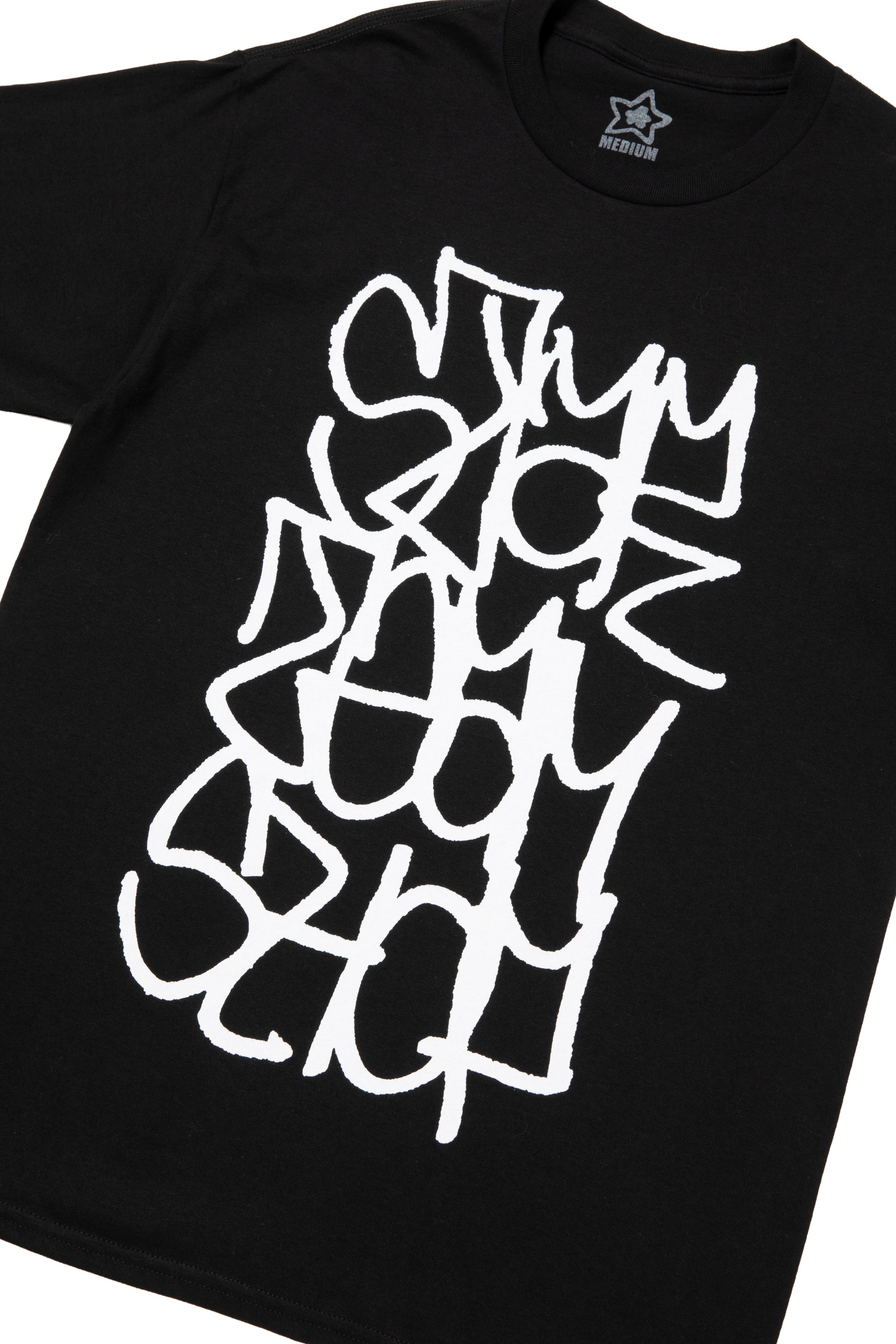 STAR TEAM SHOP TAG SHIRT BLACK – have a good time