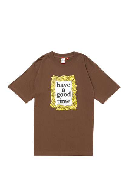 WANTO FRAME S/S TEE CHOCOLATE