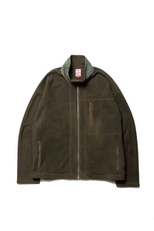 MILITARY FRAME AAP FLEECE JACKET MILITARY GREEN
