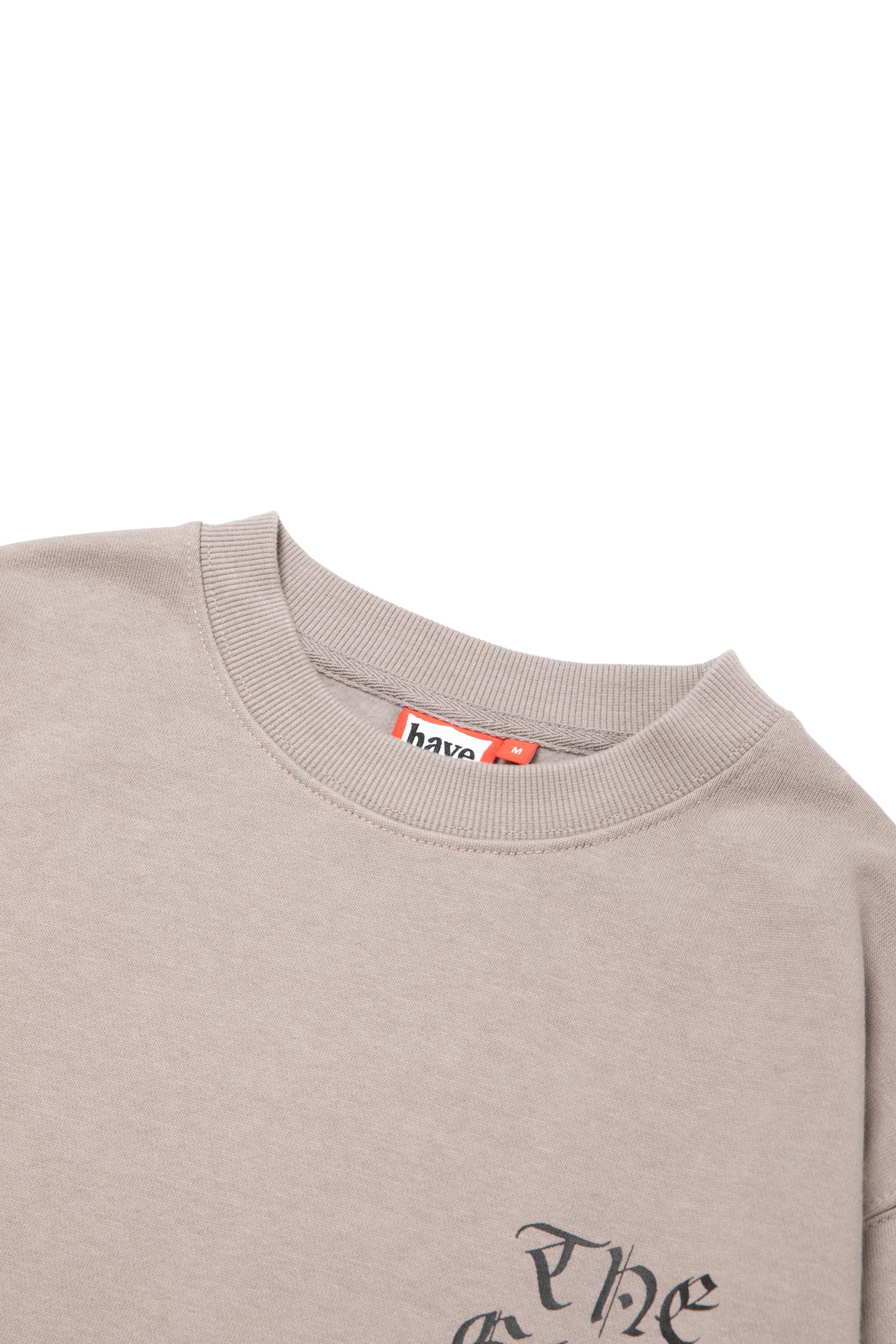 FATE CREWNECK FL GREIGE