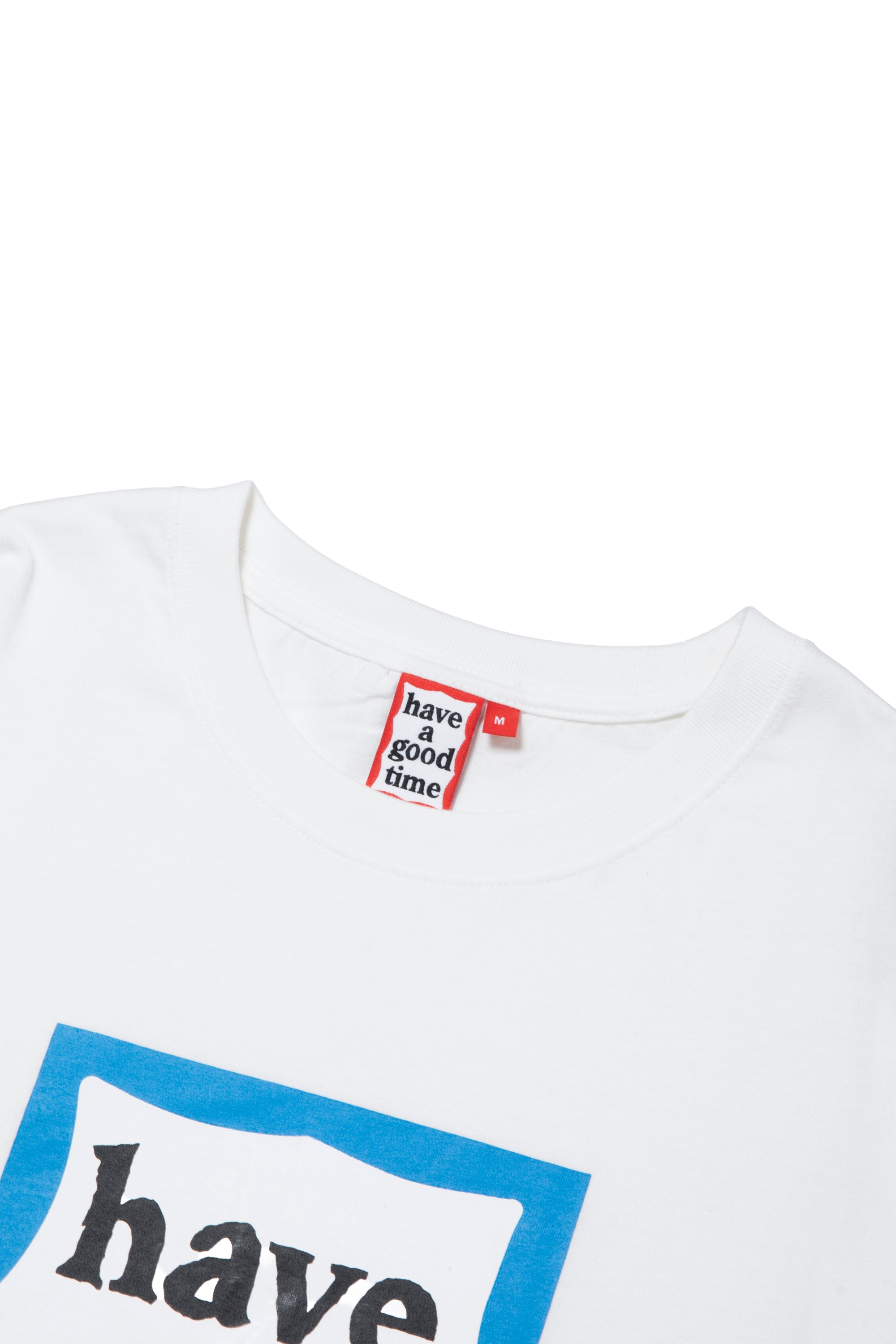 BLUE FRAME S/S TEE WHITE – have a good time