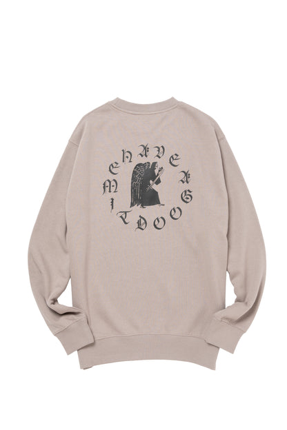 FATE CREWNECK FL GREIGE