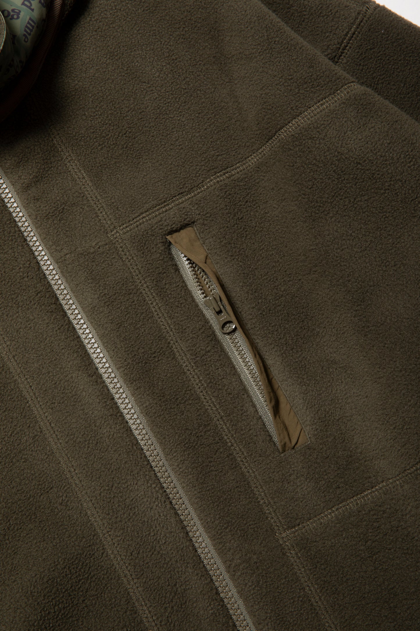 MILITARY FRAME AAP FLEECE JACKET MILITARY GREEN