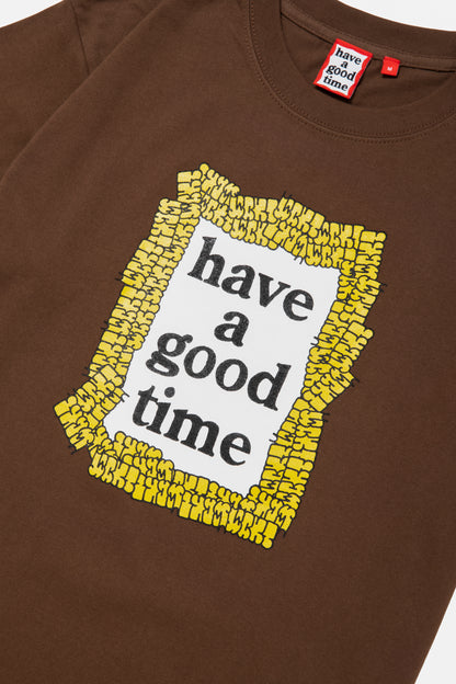 WANTO FRAME S/S TEE CHOCOLATE