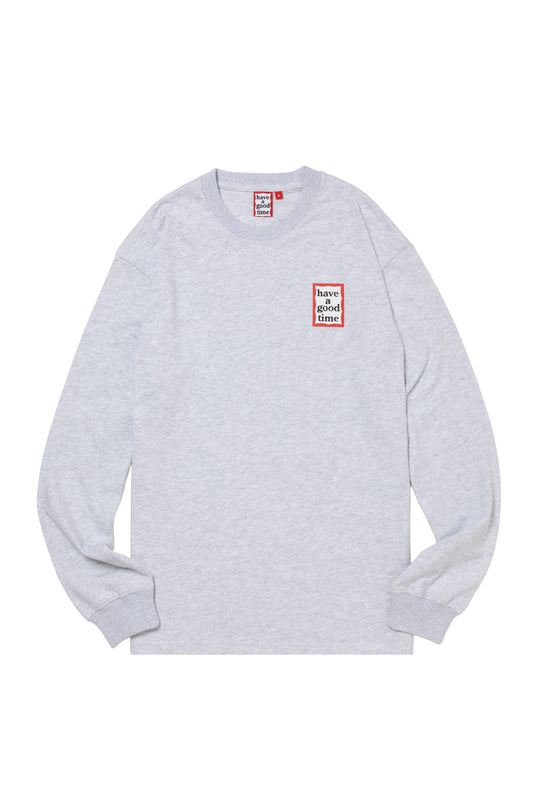 MINI FRAME L/S TEE ASH GRAY