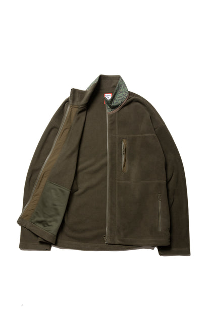 MILITARY FRAME AAP FLEECE JACKET MILITARY GREEN